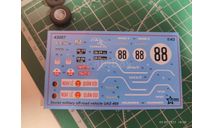 Декаль из набора ’УАЗ-469’ ’Звезда’, фототравление, декали, краски, материалы, scale43