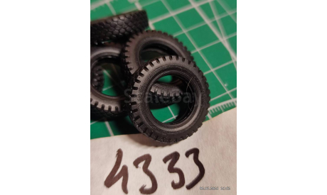 Резина от ЗИЛ-4333, запчасти для масштабных моделей, AVD Models, scale43