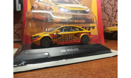 Lada Vesta WTCC, масштабная модель, ВАЗ, DeAgostini, 1:43, 1/43
