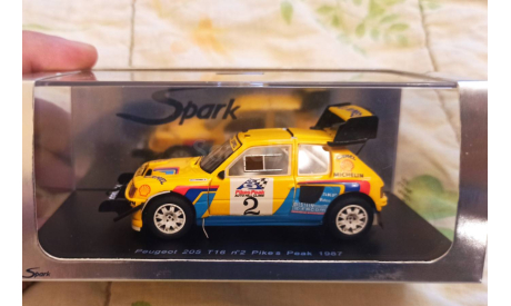 Peugeot 205 T16 #7 Pikes Peak 1987, масштабная модель, Spark, 1:43, 1/43