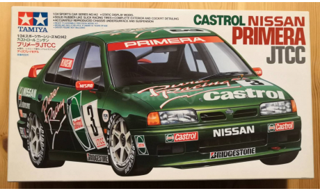 Castrol Nissan Primera JTCC 1/24 Tamiya, сборная модель автомобиля, scale24