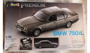 BMW 750iL E32 1/24 Revell Premium, сборная модель автомобиля, scale24