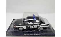 Saab 900 turbo (DeA журнальная серия «Полицейские машины мира», масштабная модель, Полицейские машины мира, Deagostini, scale43