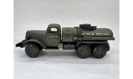 SL113 автомобиль-топливозаправщик АЦ-4,3-157 на шасси ЗИЛ-157К (военный вариант)  (СарЛаб), масштабная модель, scale43