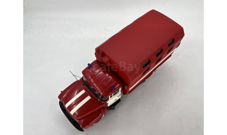 SL122А автомобиль технической службы на шасси ЗИЛ-130 пожарный вариант (СарЛаб), масштабная модель, scale43