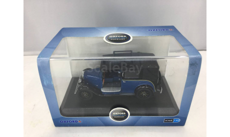 Blue Austin Low Loader Taxi (OXFORD Automobile Company), масштабная модель, scale43