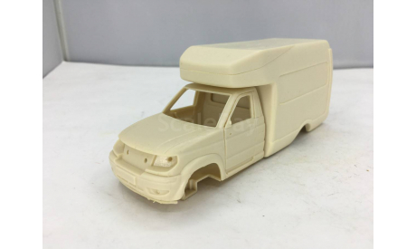 УАЗ реанимобиль, сборная модель автомобиля, scale43