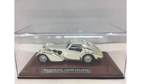 BUGATTI 57SC Coupe Atlantic, масштабная модель, Altaya Silver Collection, scale43