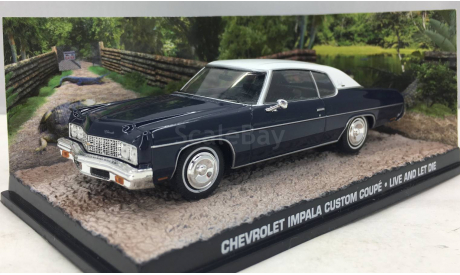 Chevrolet Impala Custom Coupe (агент 007 к/ф ’Live and Let Die’), масштабная модель, Журнальная серия про агента 007, scale43