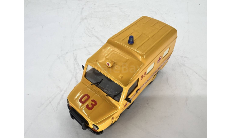 02   ЛУАЗ-1302-08 скорая медицинская помощь (ALF), масштабная модель, scale43