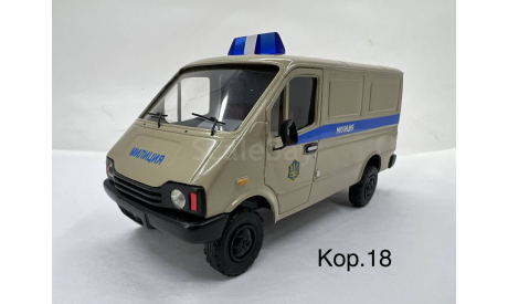 БАЗ-3783Д милиция  (ALF), масштабная модель, scale43