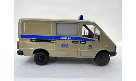 БАЗ-3783Д милиция  (ALF), масштабная модель, scale43