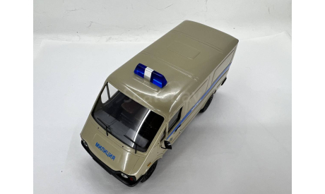 БАЗ-3783Д милиция  (ALF), масштабная модель, scale43