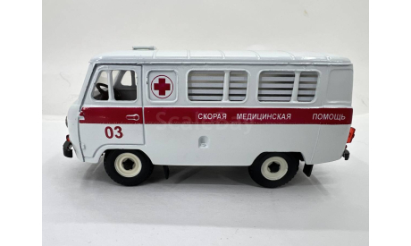 УАЗ-3962 N01 скорая медицинская помощь, масштабная модель, Агат/Моссар/Тантал, scale43