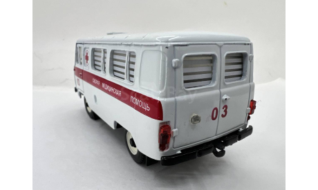 УАЗ-3962 N01 скорая медицинская помощь, масштабная модель, Агат/Моссар/Тантал, scale43