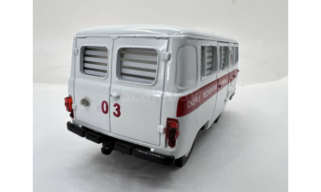 УАЗ-3962 N01 скорая медицинская помощь, масштабная модель, Агат/Моссар/Тантал, scale43