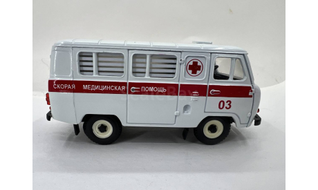 УАЗ-3962 N01 скорая медицинская помощь, масштабная модель, Агат/Моссар/Тантал, scale43