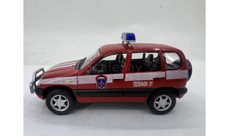 NIVA Chevrolet пож. вариант, масштабная модель, Bauer/Cararama/Hongwell, scale43, ВАЗ