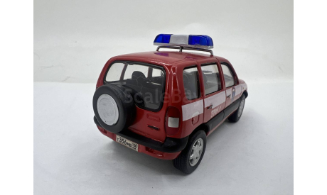 NIVA Chevrolet пож. вариант, масштабная модель, Bauer/Cararama/Hongwell, scale43, ВАЗ