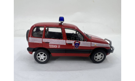 NIVA Chevrolet пож. вариант, масштабная модель, Bauer/Cararama/Hongwell, scale43, ВАЗ