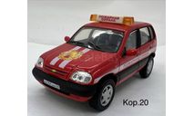 Chevrolet Niva пожарная охрана, масштабная модель, Bauer/Cararama/Hongwell, scale43, ВАЗ