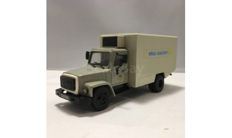 ГАЗ-3307 фургон ’Яйца-Цыплята’, масштабная модель, Компаньон, 1:43, 1/43