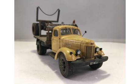 SL117S ЗИЛ-164А лесовоз роспуском, состаренный (СарЛаб), масштабная модель, 1:43, 1/43