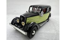 Peugeot 401 Longue Taxi black and yellow 1935 (Norev), масштабная модель, scale43