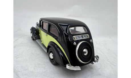 Peugeot 401 Longue Taxi black and yellow 1935 (Norev), масштабная модель, scale43