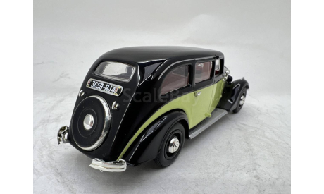 Peugeot 401 Longue Taxi black and yellow 1935 (Norev), масштабная модель, scale43