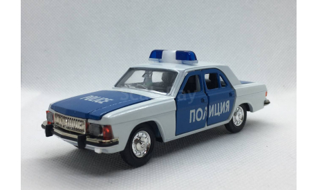 ГАЗ 3102 ’Волга’ полиция Болгарии, масштабная модель, Агат/Моссар/Тантал, 1:43, 1/43