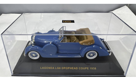 mus039   LAGONDA  LG6 Drophead coupe   1938, масштабная модель, IXO Museum (серия MUS), scale43