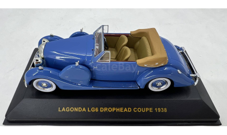 mus039   LAGONDA  LG6 Drophead coupe   1938, масштабная модель, IXO Museum (серия MUS), scale43