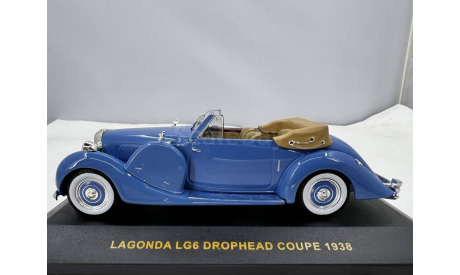 mus039   LAGONDA  LG6 Drophead coupe   1938, масштабная модель, IXO Museum (серия MUS), scale43