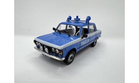 FIAT 125P Milicja, масштабная модель, Altaya, scale43