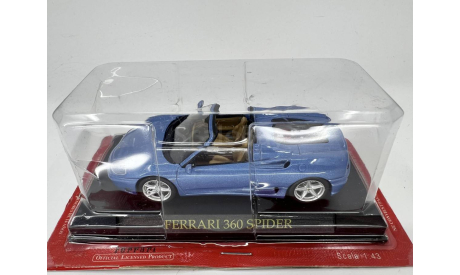 FERRARI 360 Spider  (Ferrari collection), масштабная модель, Eaglemoss, scale43