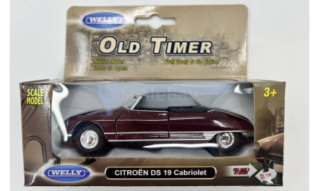 CITROEN DS19 cabriolet, масштабная модель, Welly, scale43, Citroën