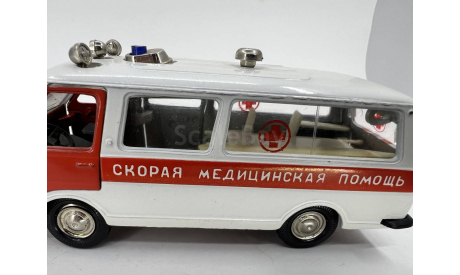 РАФ-22031 скорая медицинская помощь, масштабная модель, Агат/Моссар/Тантал, scale43