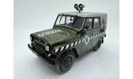 УАЗ-469 военная комендатура (серия «Автомобили на службе»), масштабная модель, Автомобиль на службе, журнал от Deagostini, scale43