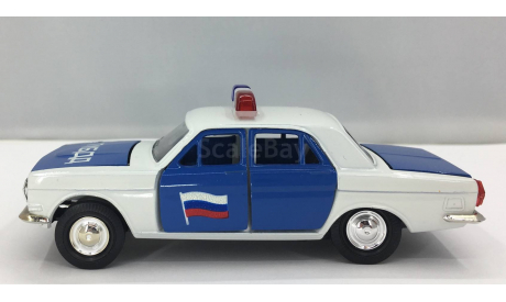 ГАЗ-24 ’ВОЛГА’   ГИБДД, масштабная модель, Агат/Моссар/Тантал, scale43