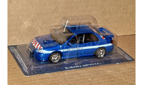 Subaru	Impreza _ ПММ-04, журнальная серия Полицейские машины мира (DeAgostini), scale43, Полицейские машины мира, Deagostini