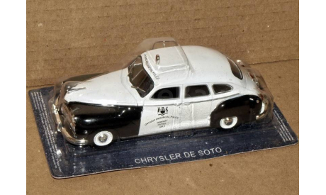 Chrysler De Soto Custom 4-door Sedan _ ПММ-16, журнальная серия Полицейские машины мира (DeAgostini), scale43, Полицейские машины мира, Deagostini