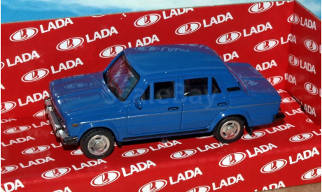 Lada 2106 (ВАЗ-2106) синий _ CarLine _ 1:43, масштабная модель, 1/43