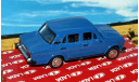 Lada 2106 (ВАЗ-2106) синий _ CarLine _ 1:43, масштабная модель, 1/43