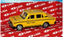 Lada 2106 (ВАЗ-2106) такси _ CarLine _ 1:43, масштабная модель, scale43