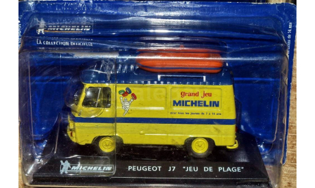 Peugeot J7 =Jeux de plage= _ MICHELIN-04 _ Altaya IXO, журнальная серия масштабных моделей, scale43