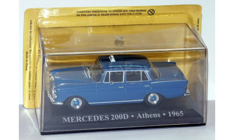 Mercedes 	200D	1965	Athens _ ТаМ _ Altaya, журнальная серия масштабных моделей, scale43, Mercedes-Benz