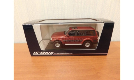 Toyota LAND CRUISER (80VX LIMITED 1989)red, масштабная модель, Hi-Story, 1:43, 1/43