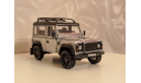 Land Rover Defender хромированный, масштабная модель, Bauer/Cararama/Hongwell, 1:43, 1/43