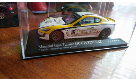 Maserati Gran Turismo MC GT4 TEST CAR, масштабная модель, Minichamps, scale43